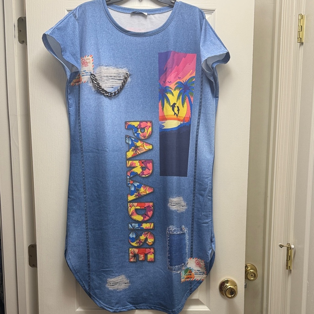 Blue Paradise dress